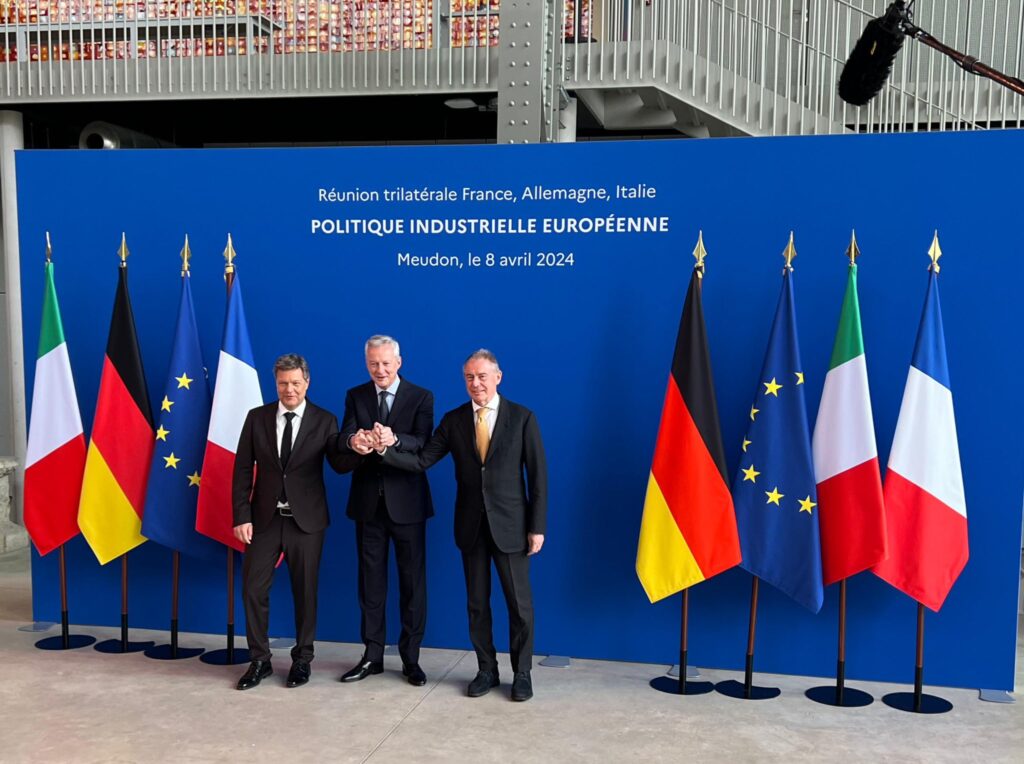Francia, Italia e Germania chiamate a promuovere lo sviluppo di tecnologie verdi e digitali per migliorare la competitività e la produttività europea